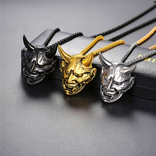Demon Necklace in Titanium